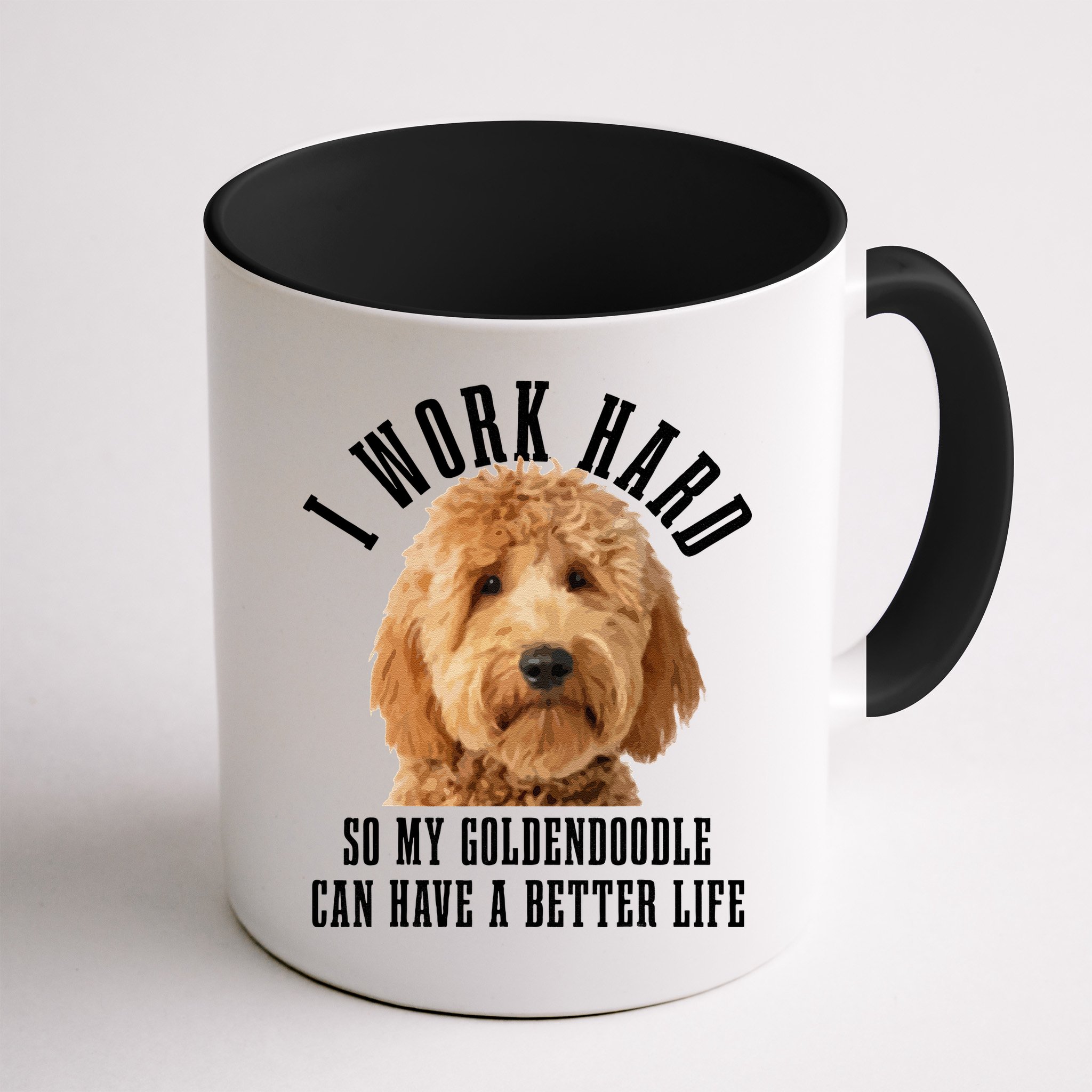 Goldendoodle Mom Doodle Dog Dad Funny Golden Doodle Mug