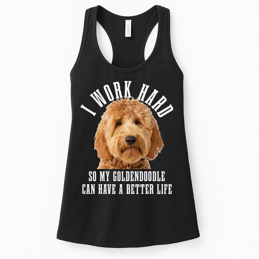 Goldendoodle Mom Doodle Dog Dad Funny Golden Doodle Womens Tank Top