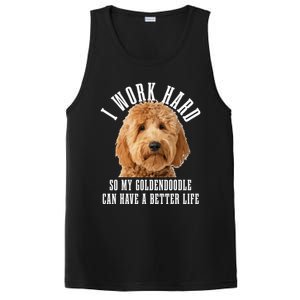 Goldendoodle Mom Doodle Dog Dad Funny Golden Doodle PosiCharge Competitor Tank