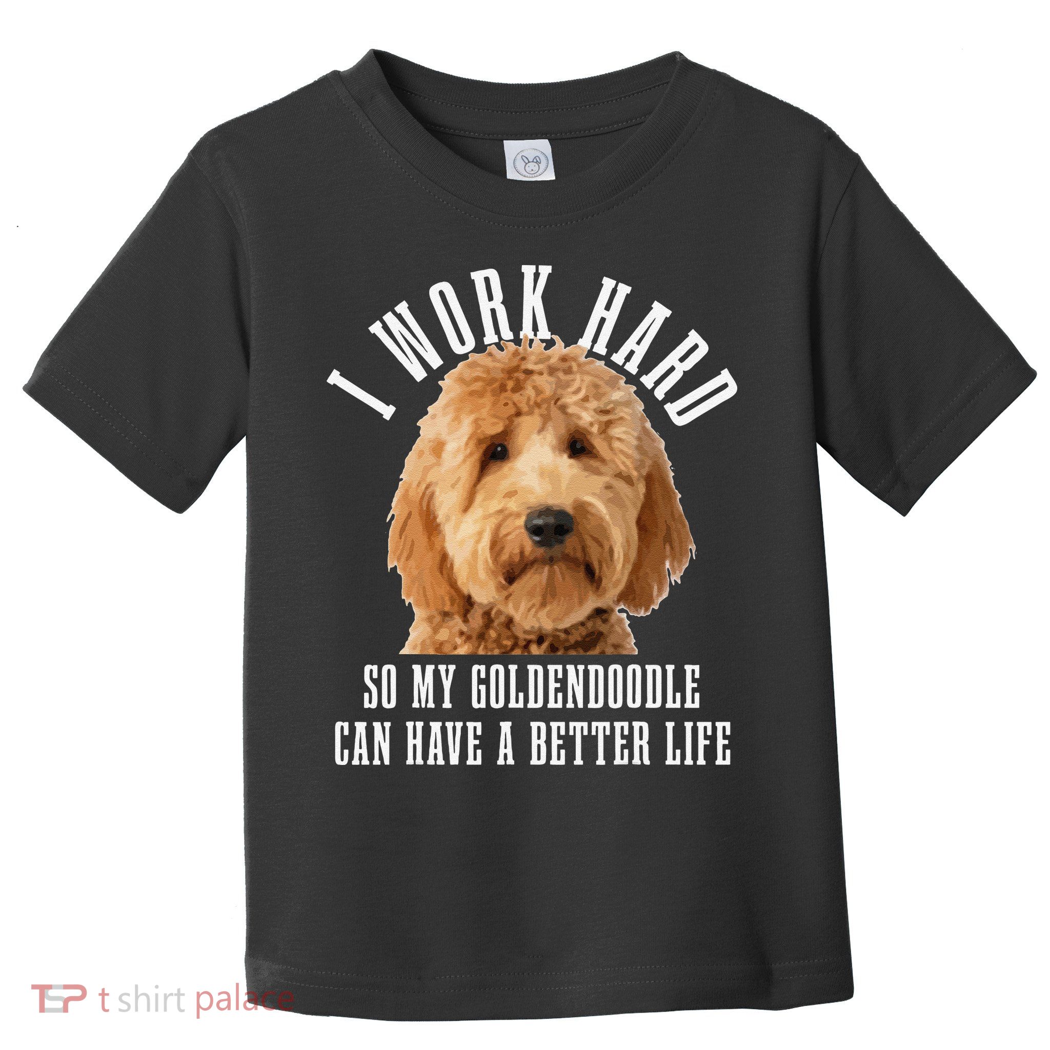 Goldendoodle Mom Doodle Dog Dad Funny Golden Doodle Toddler T-Shirt
