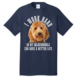 Goldendoodle Mom Doodle Dog Dad Funny Golden Doodle Tall T-Shirt