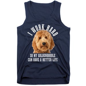 Goldendoodle Mom Doodle Dog Dad Funny Golden Doodle Tank Top