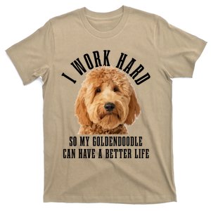 Goldendoodle Mom Doodle Dog Dad Funny Golden Doodle T-Shirt