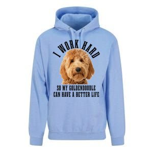 Goldendoodle Mom Doodle Dog Dad Funny Golden Doodle Unisex Surf Hoodie