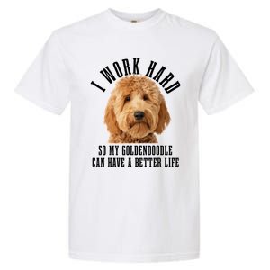 Goldendoodle Mom Doodle Dog Dad Funny Golden Doodle Garment-Dyed Heavyweight T-Shirt