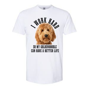 Goldendoodle Mom Doodle Dog Dad Funny Golden Doodle Softstyle CVC T-Shirt