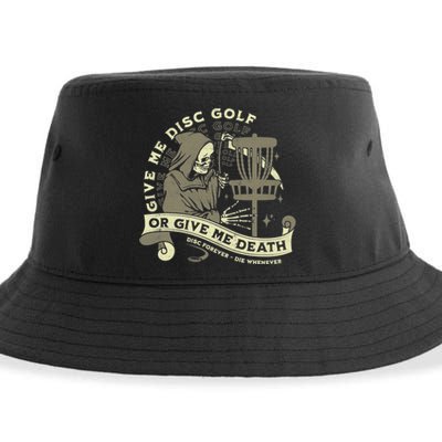 Give Me Disc Golf Funny Sarcastic Halloween Gift Sustainable Bucket Hat