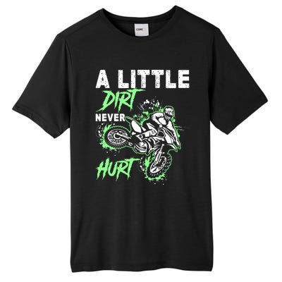 Green Motorcycle Dirt Bike Mx Motocrosss Boy Tall Fusion ChromaSoft Performance T-Shirt