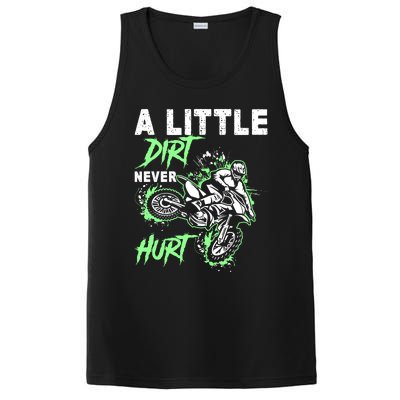 Green Motorcycle Dirt Bike Mx Motocrosss Boy PosiCharge Competitor Tank