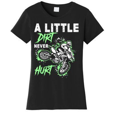 Green Motorcycle Dirt Bike Mx Motocrosss Boy Women's T-Shirt