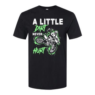 Green Motorcycle Dirt Bike Mx Motocrosss Boy Softstyle CVC T-Shirt