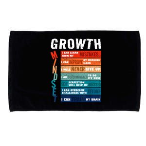 Growth Mindset Definition Motivational Quote Inspiration Microfiber Hand Towel