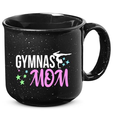 Gymnast Mom Design For Mothers Of Gymnastics Athletes Great Gift 15oz Campfire Ceramic Mug