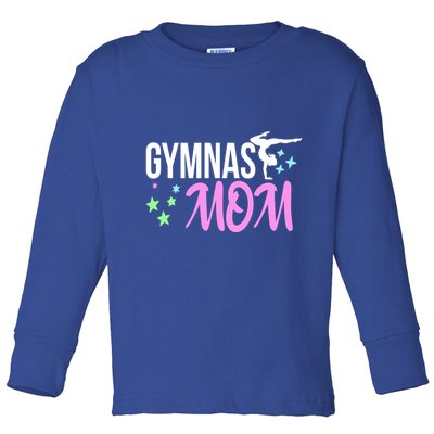 Gymnast Mom Design For Mothers Of Gymnastics Athletes Great Gift Toddler Long Sleeve Shirt