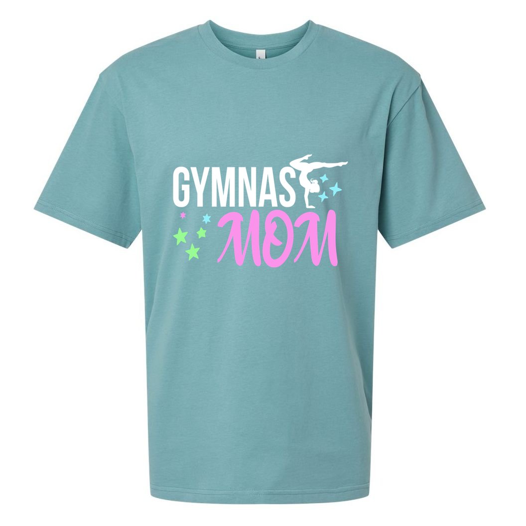 Gymnast Mom Design For Mothers Of Gymnastics Athletes Great Gift Sueded Cloud Jersey T-Shirt