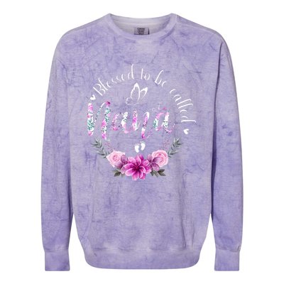 Grandma MotherS Day Colorblast Crewneck Sweatshirt