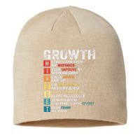 Growth Mindset Definition Motivational Quote Inspiration Sustainable Beanie