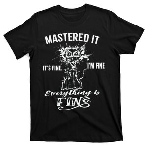 Graduate Master Degree Graduation Funny Masters Mastered It T-Shirt