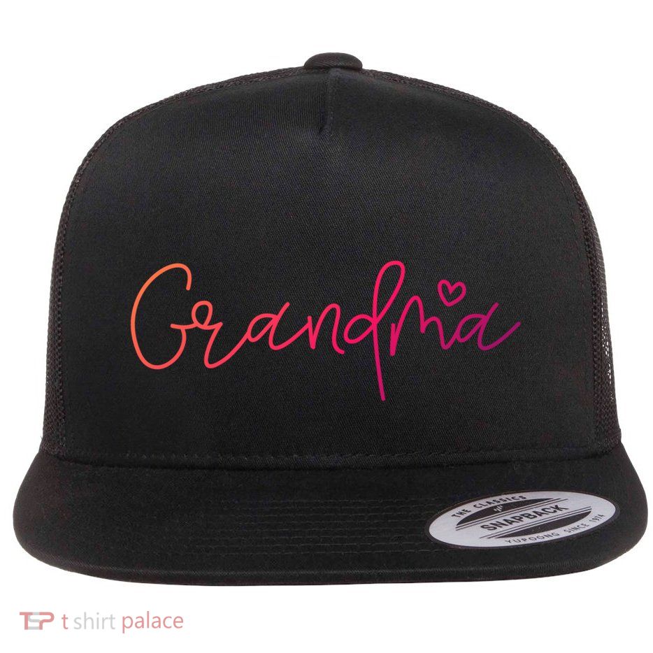 Grandma MotherS Day Grandparents Day Christmas Gift Flatbill Hat