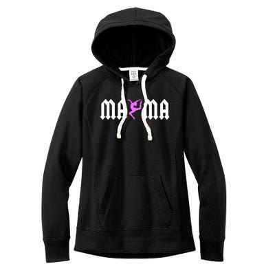 Gymnastics Mama Design For Tumbling Mom Gymnast Support Gift Women's Fleece Hoodie