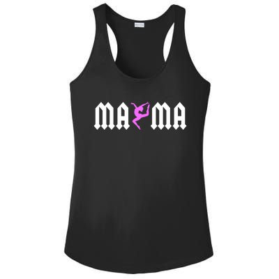 Gymnastics Mama Design For Tumbling Mom Gymnast Support Gift Ladies PosiCharge Competitor Racerback Tank