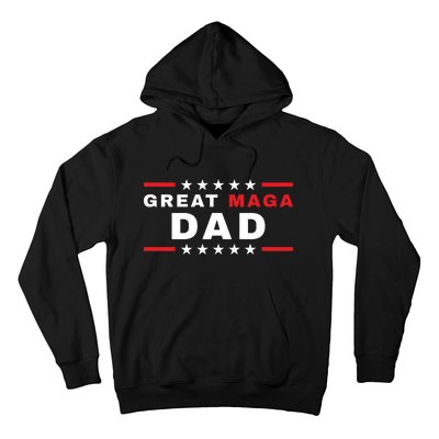 Great MAGA DAD Father's Day Gift Trump Supporter Birthday Hoodie