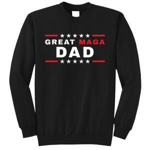 Great MAGA DAD Father's Day Gift Trump Supporter Birthday Sweatshirt