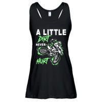 Green Motorcycle Dirt Bike Mx Motocrosss Boy Ladies Essential Flowy Tank