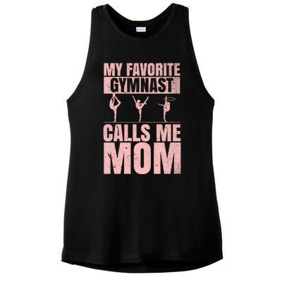 Gymnastics Mothers Day Acrobatic Sport Mom Gymnast Gift Ladies PosiCharge Tri-Blend Wicking Tank