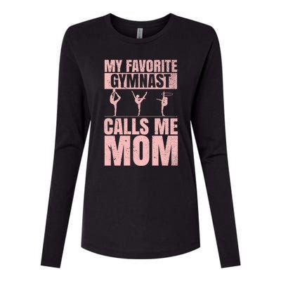 Gymnastics Mothers Day Acrobatic Sport Mom Gymnast Gift Womens Cotton Relaxed Long Sleeve T-Shirt