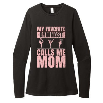 Gymnastics Mothers Day Acrobatic Sport Mom Gymnast Gift Womens CVC Long Sleeve Shirt