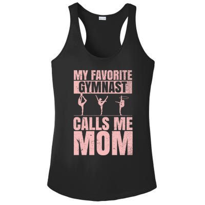 Gymnastics Mothers Day Acrobatic Sport Mom Gymnast Gift Ladies PosiCharge Competitor Racerback Tank