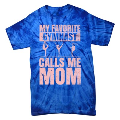 Gymnastics Mothers Day Acrobatic Sport Mom Gymnast Gift Tie-Dye T-Shirt