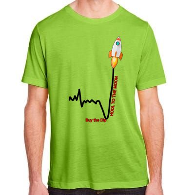 GME Stock AMC Hold To The Moon Buy The Dip Adult ChromaSoft Performance T-Shirt