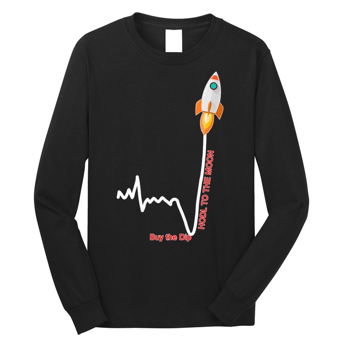 GME Stock AMC Hold To The Moon Buy The Dip Long Sleeve Shirt