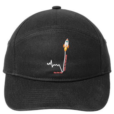 GME Stock AMC Hold To The Moon Buy The Dip 7-Panel Snapback Hat
