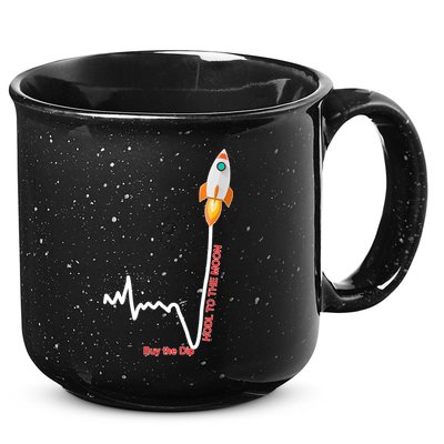 GME Stock AMC Hold To The Moon Buy The Dip 15oz Campfire Ceramic Mug