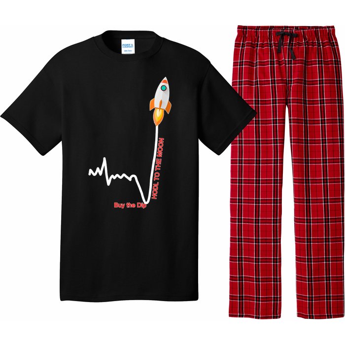 GME Stock AMC Hold To The Moon Buy The Dip Pajama Set