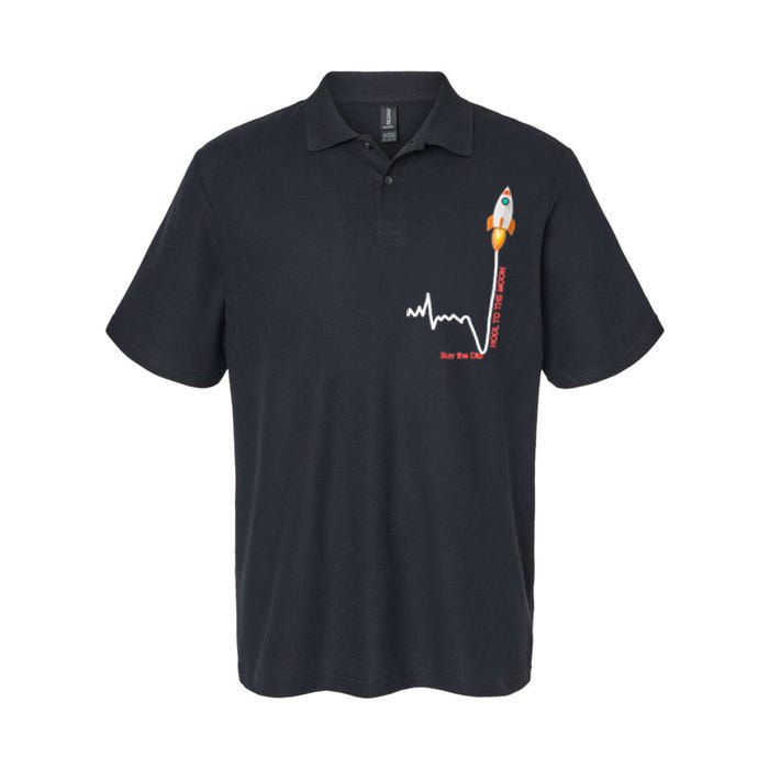 GME Stock AMC Hold To The Moon Buy The Dip Softstyle Adult Sport Polo