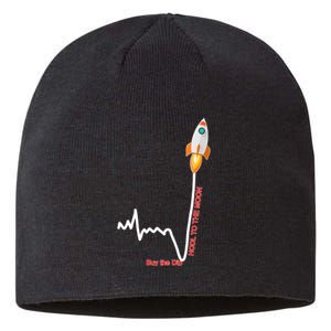 GME Stock AMC Hold To The Moon Buy The Dip Sustainable Beanie