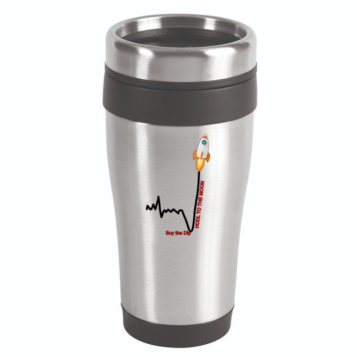 GME Stock AMC Hold To The Moon Buy The Dip 16oz Travel Tumbler