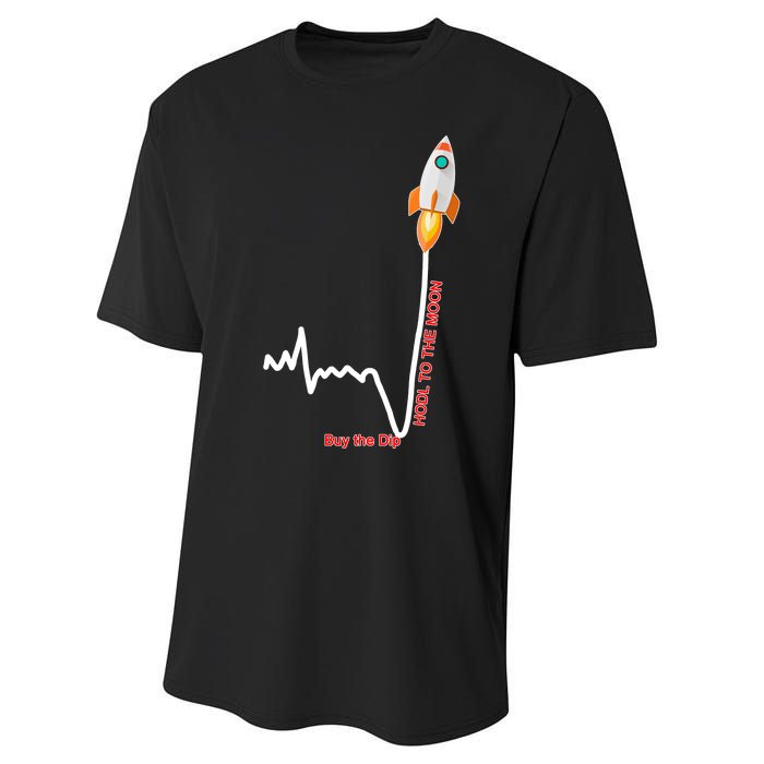 GME Stock AMC Hold To The Moon Buy The Dip Performance Sprint T-Shirt