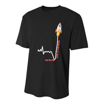 GME Stock AMC Hold To The Moon Buy The Dip Youth Performance Sprint T-Shirt
