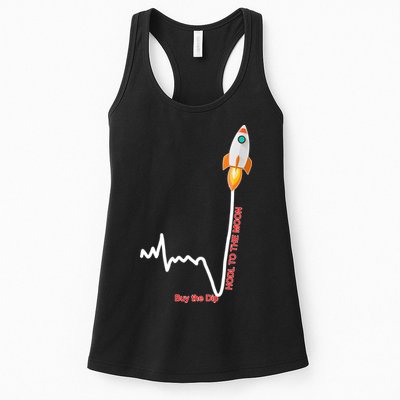 GME Stock AMC Hold To The Moon Buy The Dip Womens Tank Top