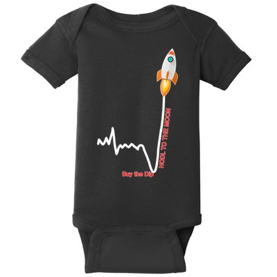 GME Stock AMC Hold To The Moon Buy The Dip Baby Bodysuit