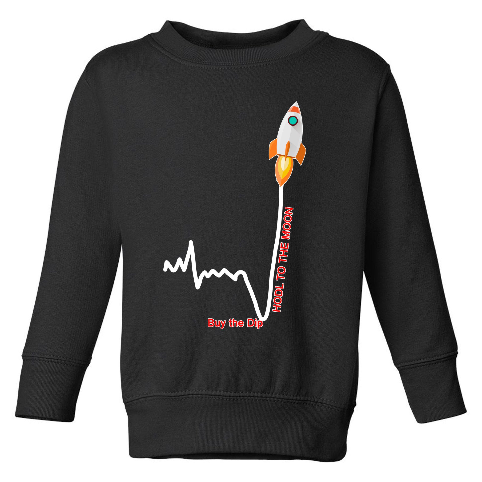 GME Stock AMC Hold To The Moon Buy The Dip Toddler Sweatshirt