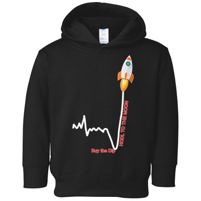GME Stock AMC Hold To The Moon Buy The Dip Toddler Hoodie