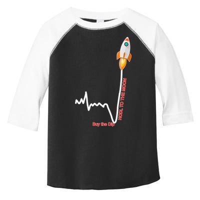 GME Stock AMC Hold To The Moon Buy The Dip Toddler Fine Jersey T-Shirt
