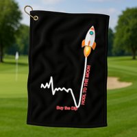 GME Stock AMC Hold To The Moon Buy The Dip Golf Towel
