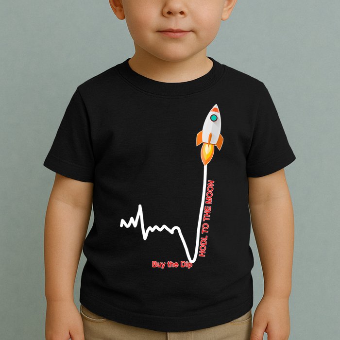 GME Stock AMC Hold To The Moon Buy The Dip Toddler T-Shirt